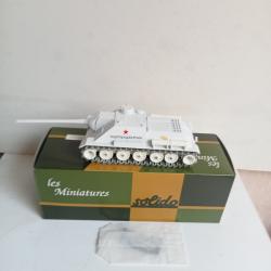 char solido blanc le SU-100 urss neuf avec accessoires ref:208 03/1964