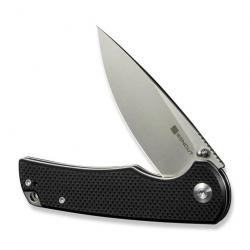 Couteau Sencut Praktisk Black Manche G10 Lame Acier 9Cr18MoV IKBS Linerlock Clip S240191