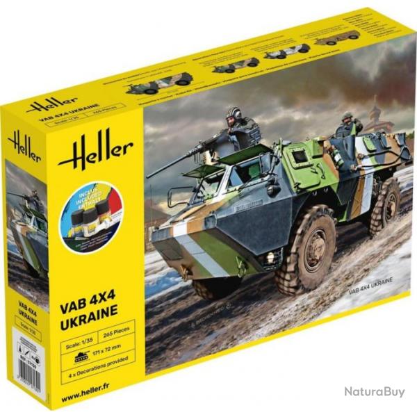 VAB 4x4 Ukraine 1/35 | Heller (0000 2461) - Maquette  monter