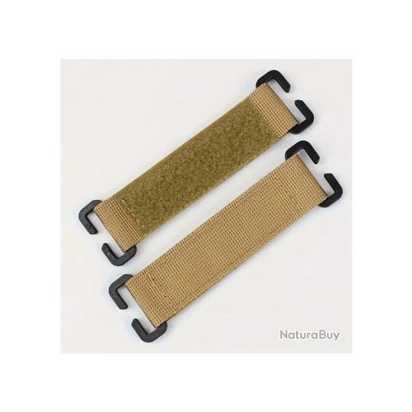 Porte patch beige/TAN velcro