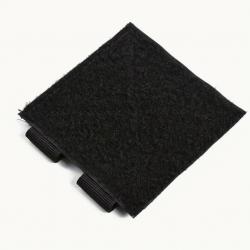 Porte patch noir velcro 10cm x 10cm