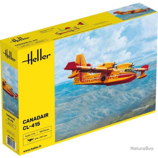 Canadair CL-415 1/72 | Heller (0000 2462) - Maquette  monter