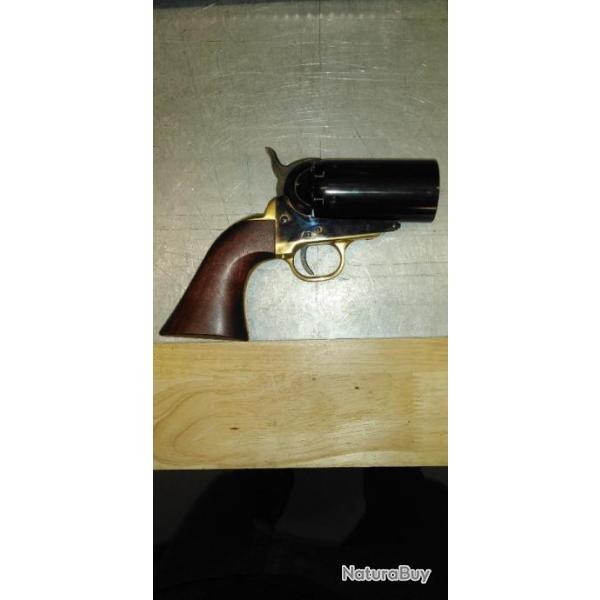 POIVRIERE POUDRE NOIRE PIETTA 1851 NAVY YANK PEPPERBOX CALIBRE 36 NEUVE CODE CL=2013