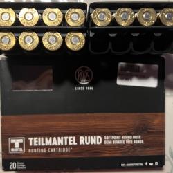 15 balles RWS Teimantel rund 9.3x74R