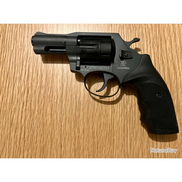 Revolver de dfense SAFEGOM 11.6 barillet jetable / changeable de 6 billes caoutchouc