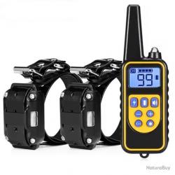 2 COLLIERS DE DRESSAGE POUR DEUX CHIENS MULTIMODES