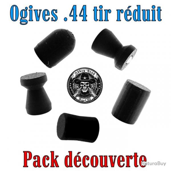 Balle tir rduit .44 ogive pack dcouverte - Pack de 50 - Bast3D