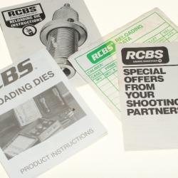 lot de manuels documentation outils RCBS