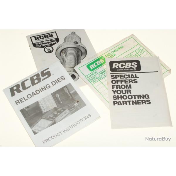 lot de manuels documentation outils RCBS