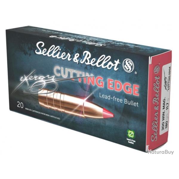 Cartouches munitions  balles SELLIER & BELLOT Cutting Edge TXRG cal.300win 180gr 11.7g par 20