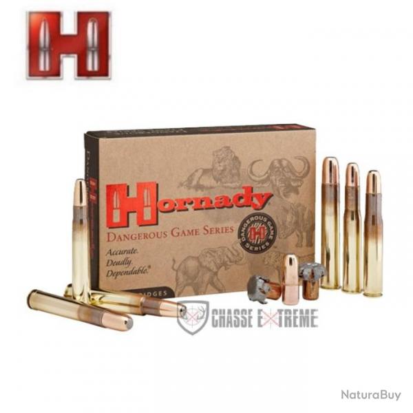 20 Munitions HORNADY Cal 404 Jeffery 400Gr Dgx Bonded