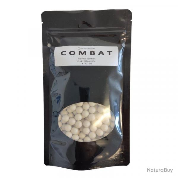 BILLE POUDRE THUNDERBALL COMBAT Blanche - Cal.43 / 200