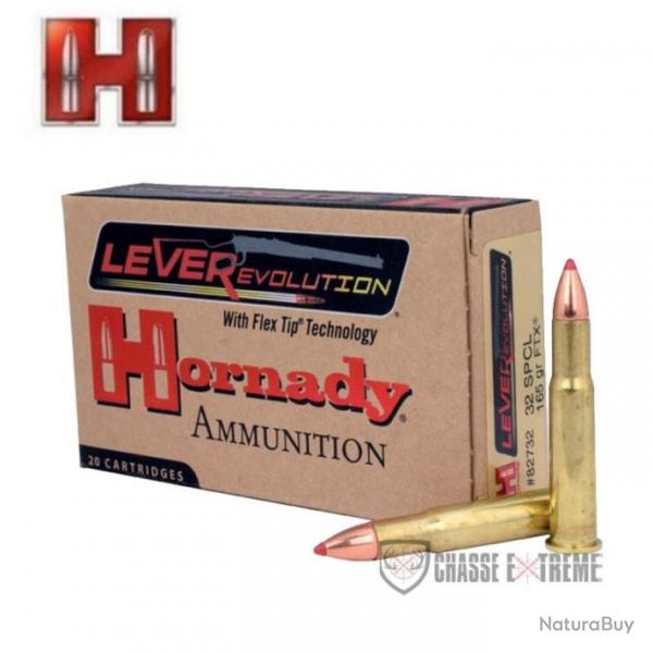 20 Munitions HORNADY Leverevolution Cal 32 Spcl 165Gr Ftx