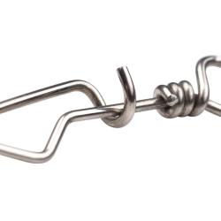 Agrafe Spro Salt! Stainless Steel Quick Change Snap par 10 n&deg;3 17kg