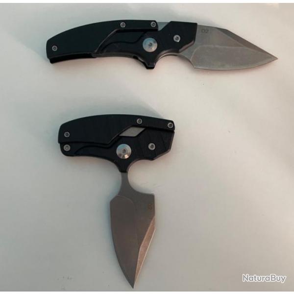 Couteau tactique polyvalent transformable en Push Dagger