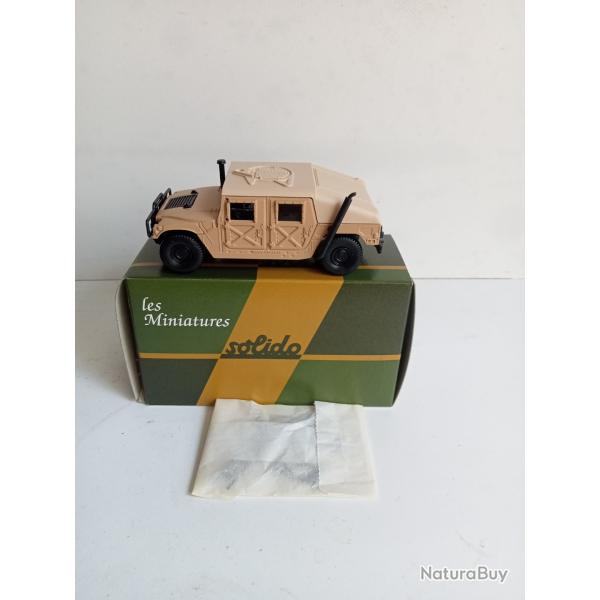 Solido France Hummer HUMVEE 4x4 arme Amricaine neuf avec acceessoires 1/50