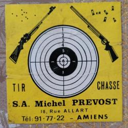 Autocollant chasse , armurier , armurerie , prevost Amiens