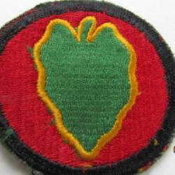 patch  WW2 ORIGINAL US army deuxième guerre 24 DI div ww2 Pacifique deuxième guerre américain  GI