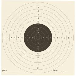 CIBLE PISTOLET 25M C50