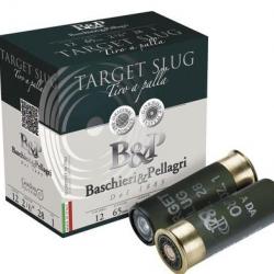 BOITE DE 25 CARTOUCHES B&P TARGET SLUG cal: 12/65