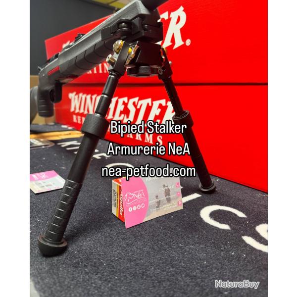 Bipied Stalker US T9 en Aluminium Aronautique Haute Qualit (Montage Picatinny), le nec + ultra des