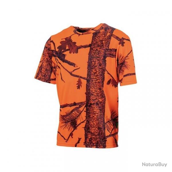 T-shirt pour enfant SOMLYS camo orange