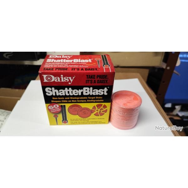 60 DISQUES CIBLE - TARGET - DAISY - SHATTERBLAST