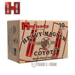 10 Cartouches HORNADY Heavy Magnum Coyote Cal 12 BB Nickel 3"