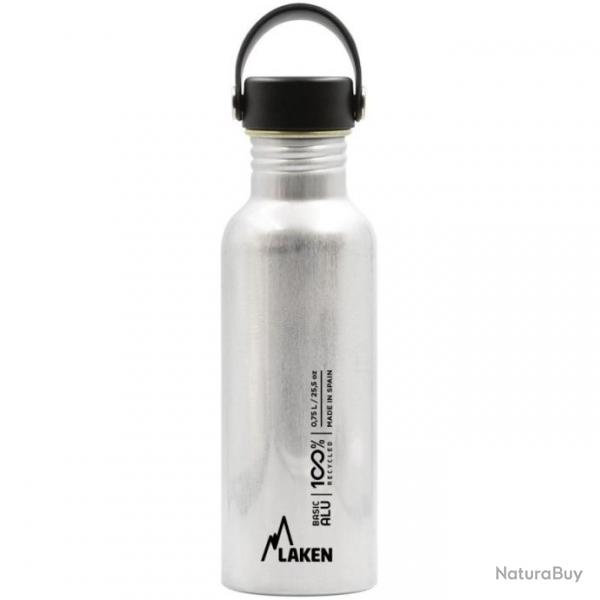 Gourde Laken Basic Alu 0,75L argent