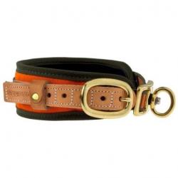 Collier NIGGELOH chien de sang orange fluo taille xs