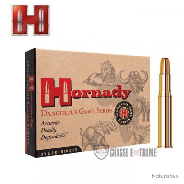 20 Munitions HORNADY Dangerous Game Cal 450-400 Nitro Express 3" 400Gr DGS