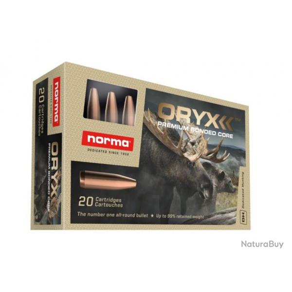 Munitions NORMA Cal. 308 Win. ORYX 10,7 gr 165G par 20