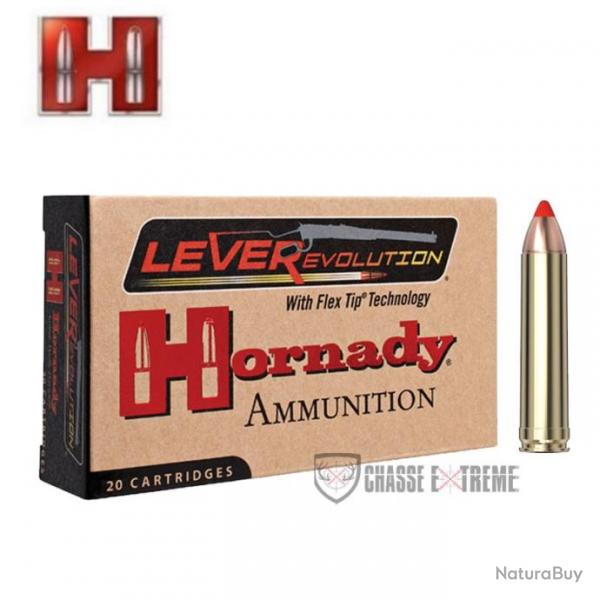 20 Munitions HORNADY Leverevolution Cal 450 Marlin 325Gr FTX