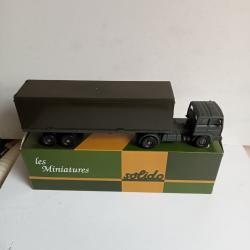 solido France renault tracteur berliet trap 260 avec semi'remorque trailor neuf avec accessoires