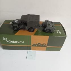solido France  le dodge 4x4 et la popote neuf avec accessoires, 16