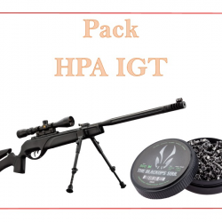 BF24 ! Pack Carabine 19,9J HPA IGT cal. 4,5 mm + Plombs