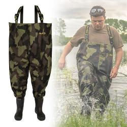 Waders Avid Carp Distortion Camo Chest  42