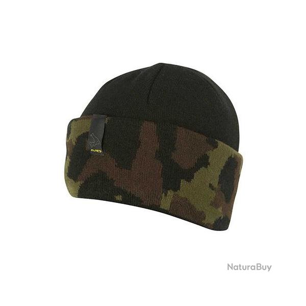 Bonnet Avid Carp Black Camo Beanie