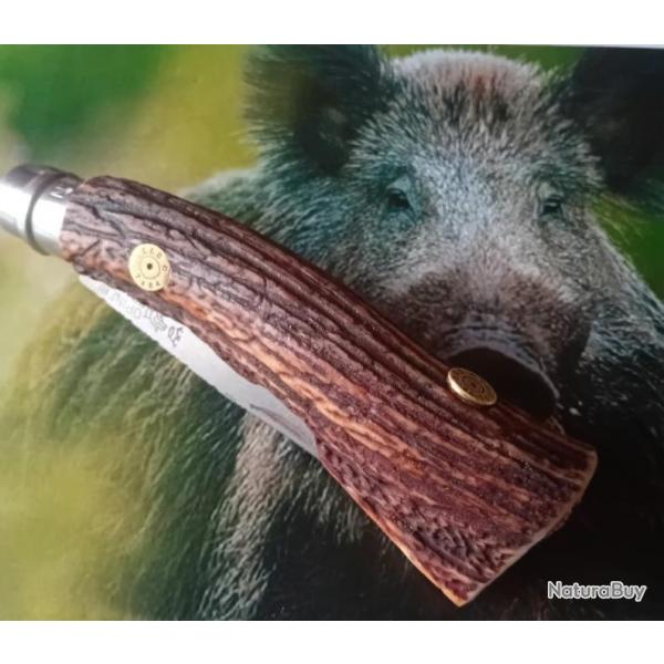 Couteau de poche pliant Opinel bois de cerf