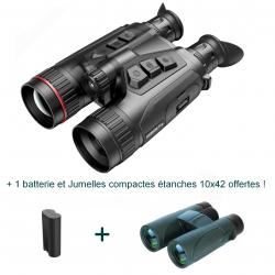 HIKMICRO HABROK PRO HQ50LN - Jumelles multi-spectre avec télémètre + 1 batterie + Jumelles 10x42 !
