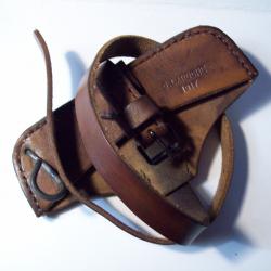 militaria ww1 étui cuir pique pioche seurre 1909