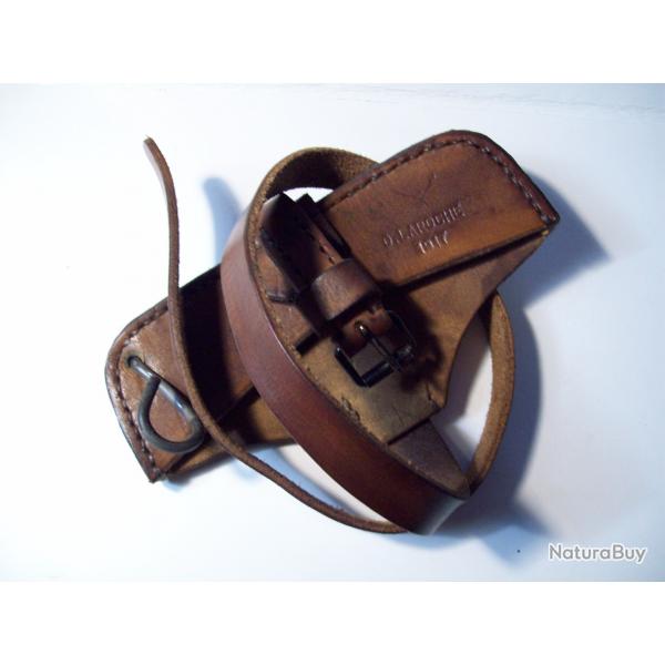 militaria ww1 tui cuir pique pioche seurre 1909