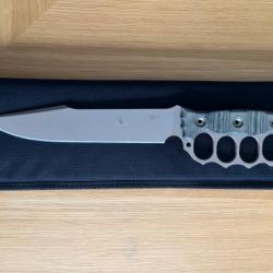 BUSSE COMBAT KNIFE SRT KNUCKLE BOWIE - SPECIAL REACTION TEAM - CUSTOM SHOP - ARGONNE ASSAULT KNIFE