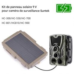 Panneau Solaire Accessoires Extérieurs Caméra Chasse Compatible HC-300/700/900 Suntek