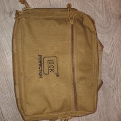 Pochette arme de poing glock tan