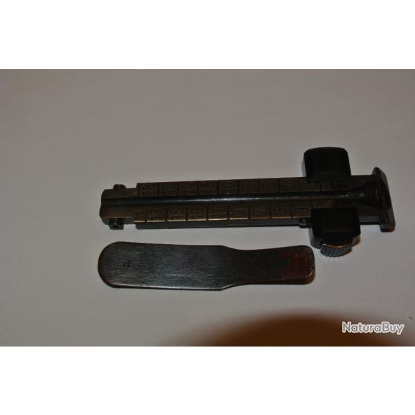 Hausse et ressort de carabine Mauser 98K