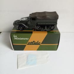 solido France  le half-track américain neuf avec accessoires 1/50 n°244 04/76