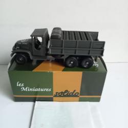 solido France militaire le GMC jerrican neuf avec accessoires 1/50
