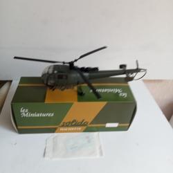 solido France militaire l'alouette neuf avec accessoires