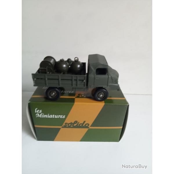 solido France  militaire la simca unic 4x4 sphere neuf avec accessoires n235 6/73